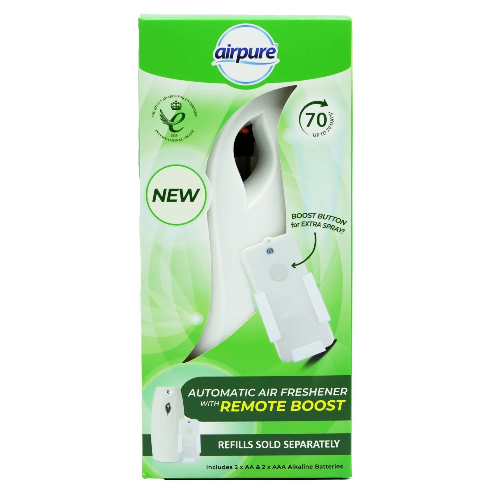 AirPure Automatic Air Freshener Machine With Remote Boost