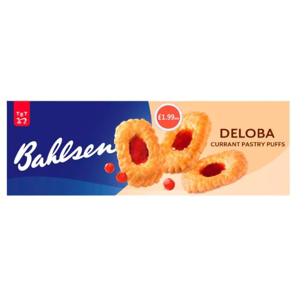 Bahlsen Deloba Currant Pastry Puffs (12 x 100g) - Image 2
