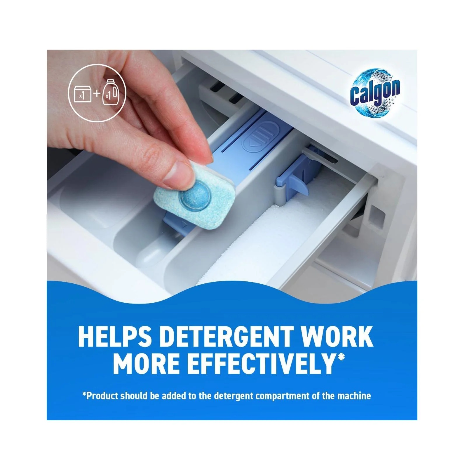 Calgon 4-in-1 Washing Machine Cleaner and Water Softener Tablets, 8 Count, (Box of 14) - Image 4