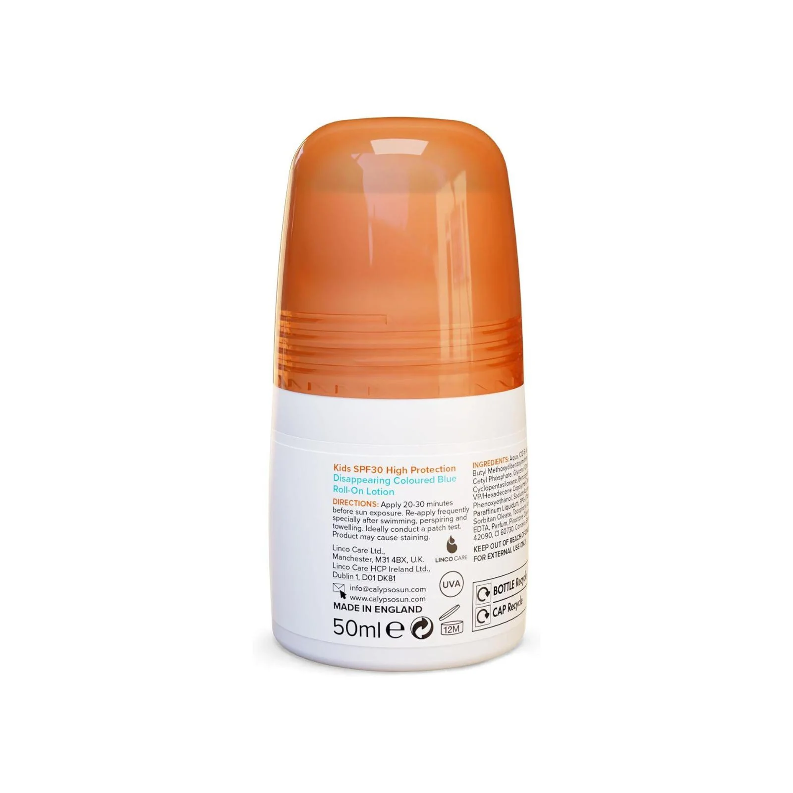 Calypso Kids Coloured Roll-On SPF50 50ml - Image 2