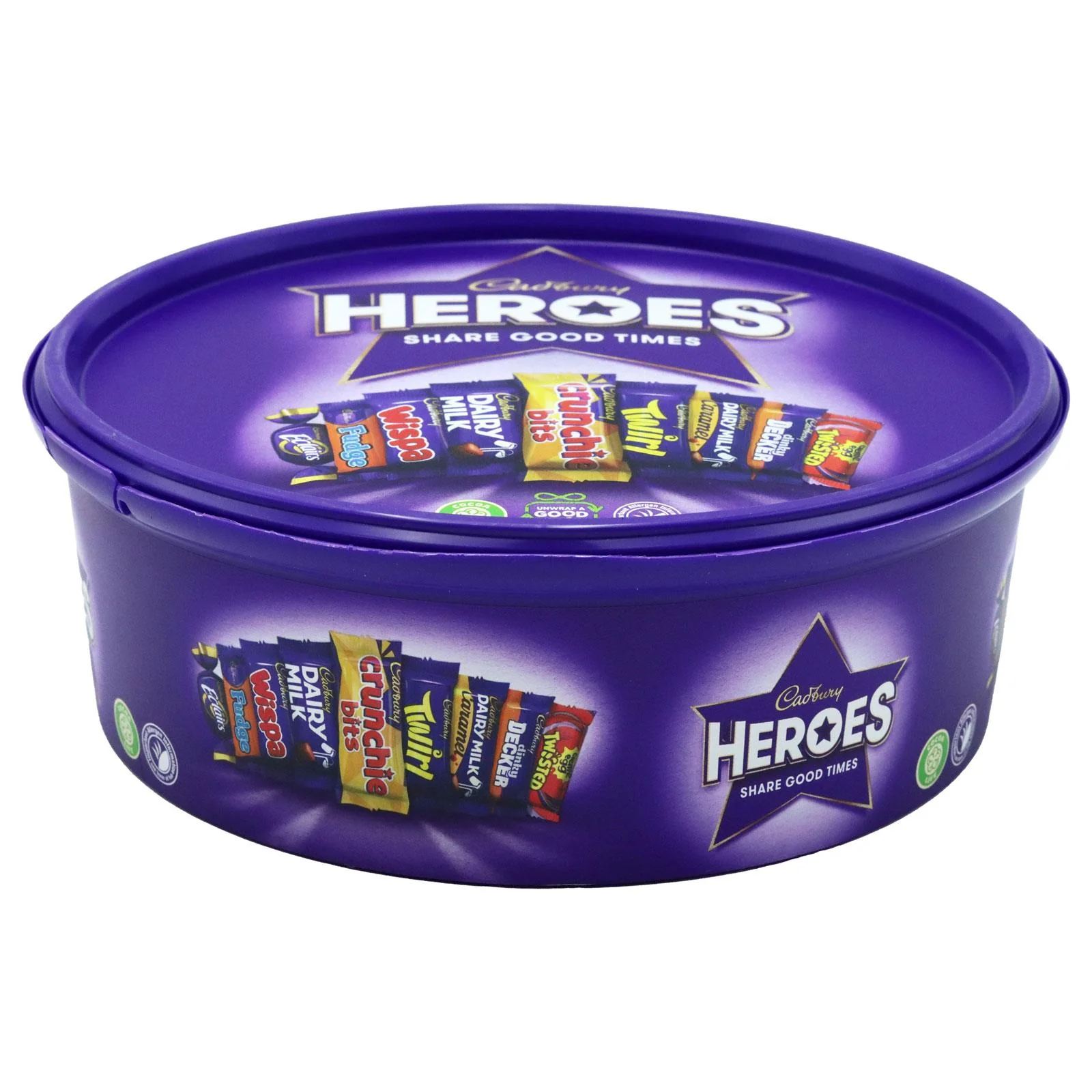 Cadbury Heroes Chocolate Tub 550g - Image 2