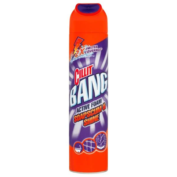 Cillit Bang Active Foam Soapscum And Shine 600ml