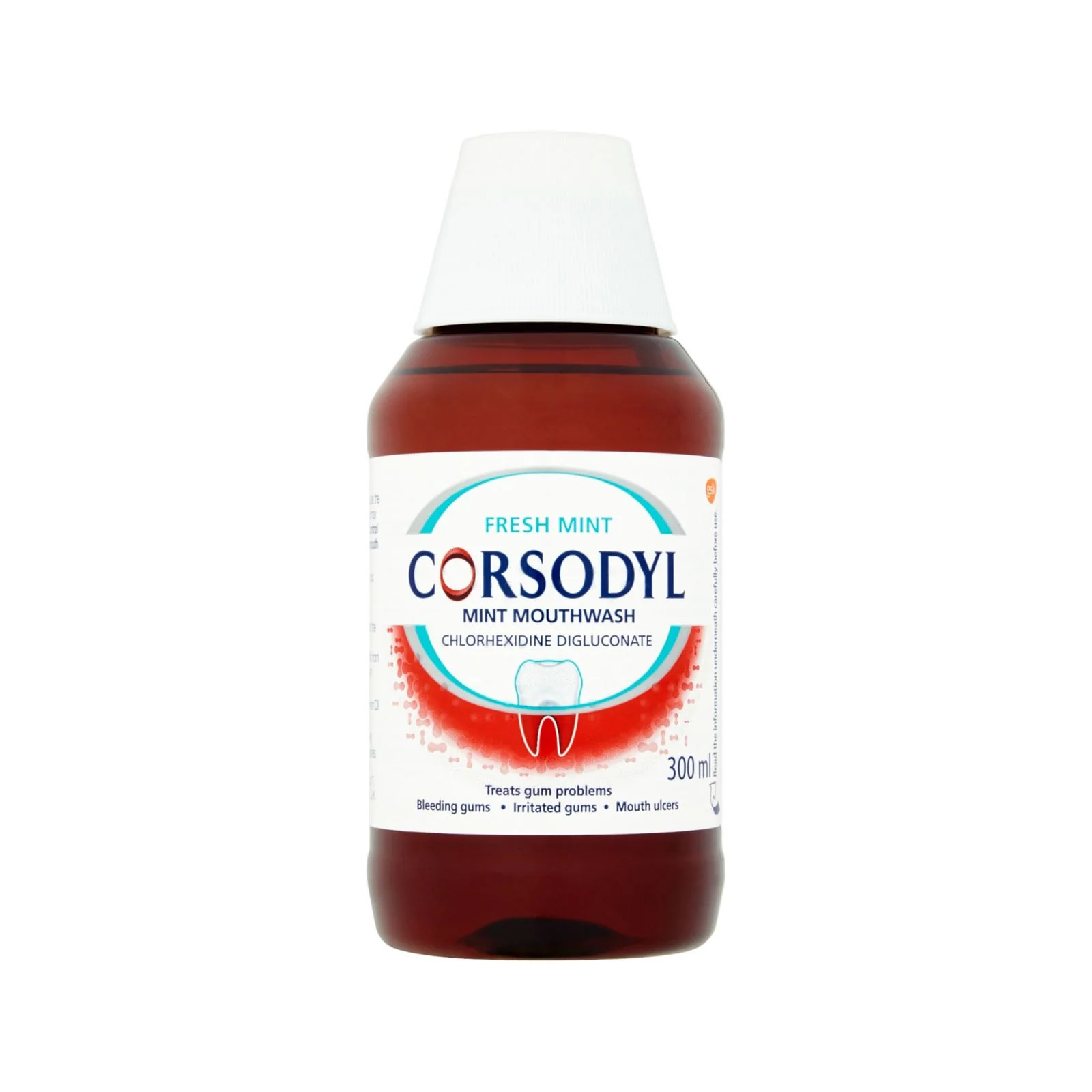 Corsodyl Mint Mouthwash 300ml