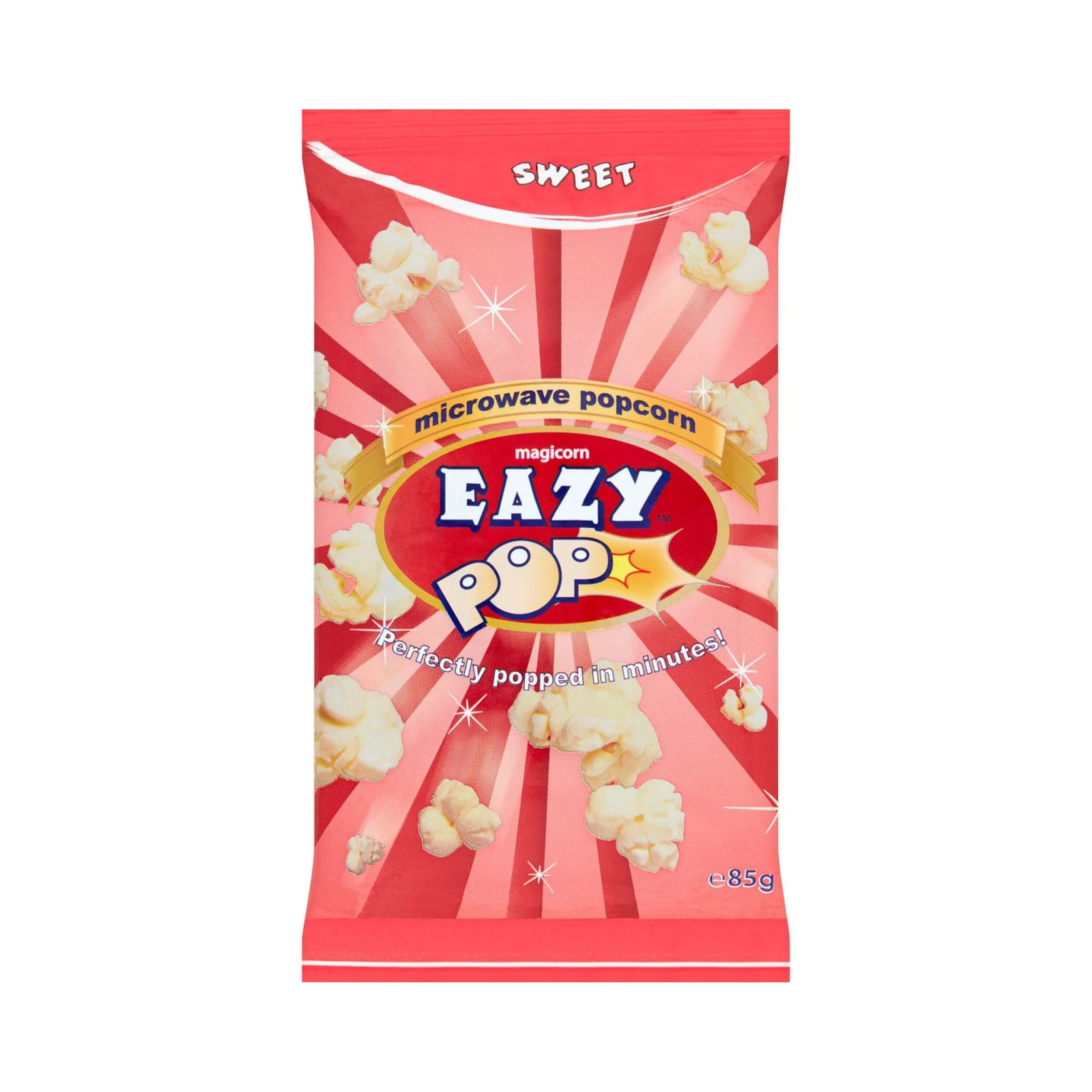 Eazypop Microwave Popcorn Sweet  85g (Box of 16)