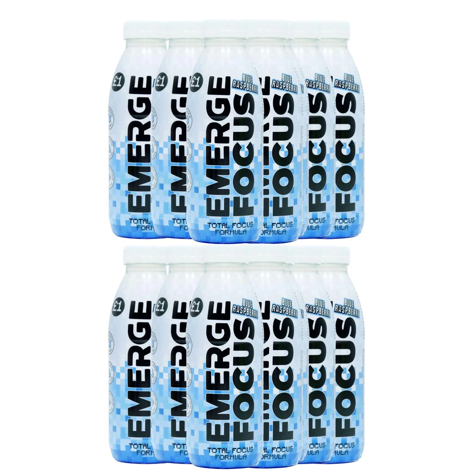 Emerge Focus Blue Raspberry Pm£1 500ml (Box of 12)