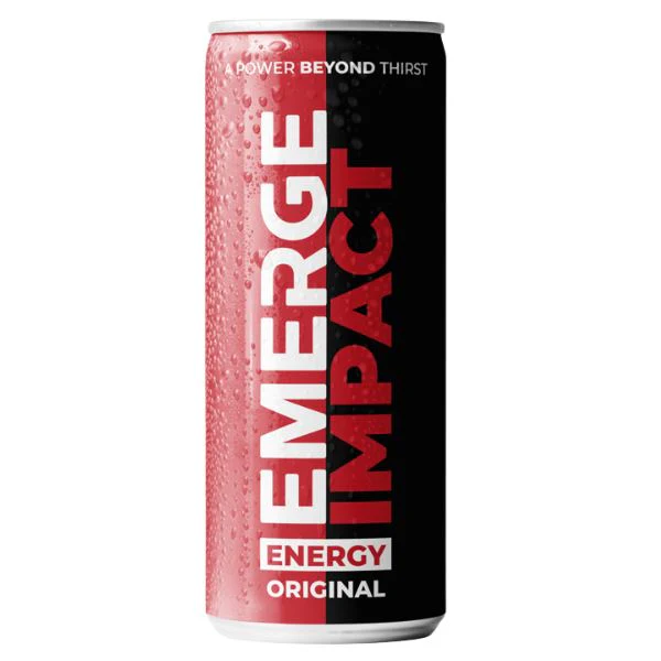 Emerge Impact Original (24 x 250ml) - Great Tasting Energy Drink - Image 2