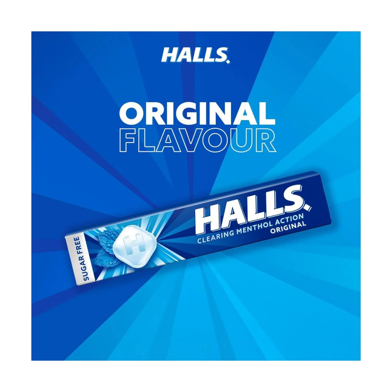 Halls Menthol Original Sugar Free Sweet (Box of 20) - Image 3