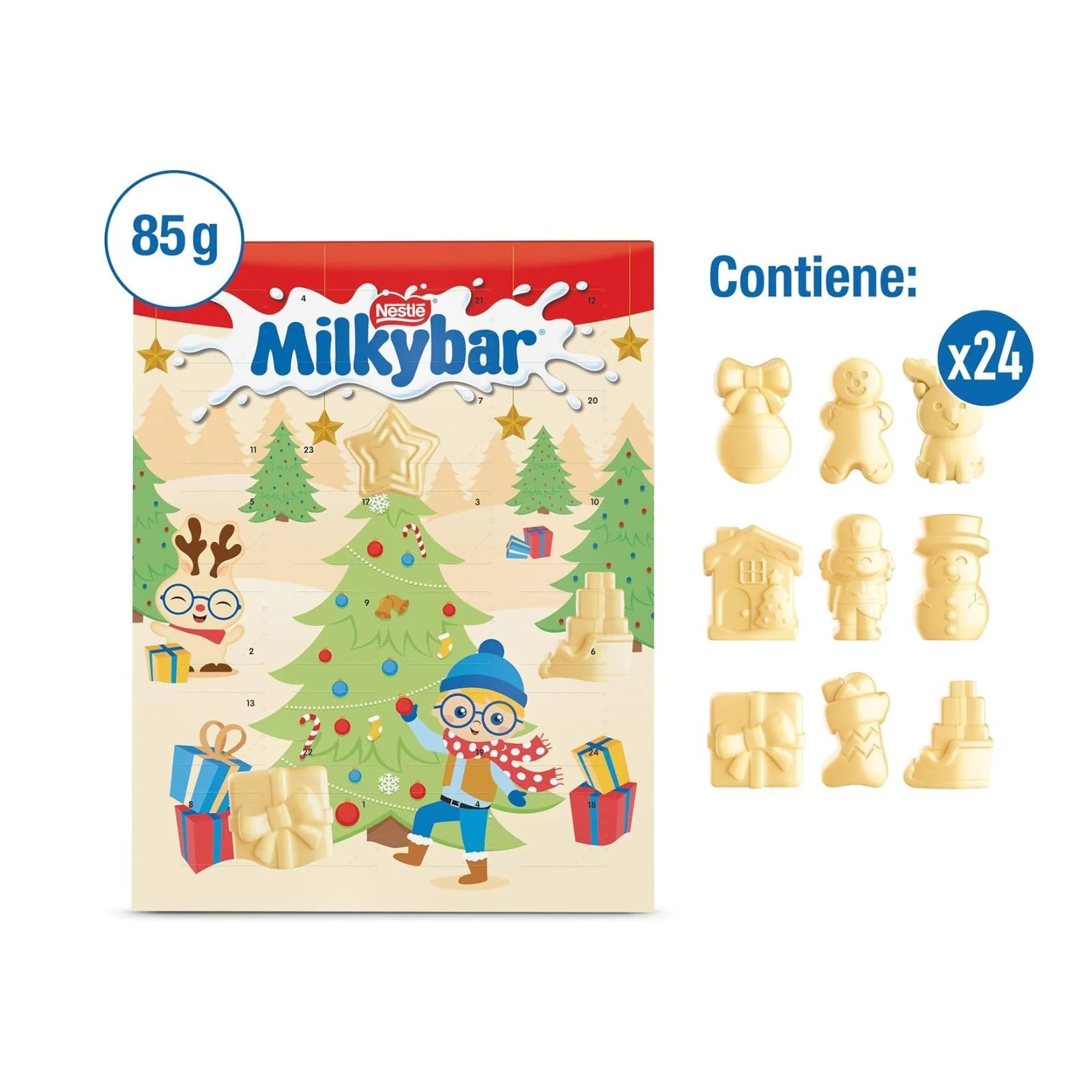 Milkybar White Chocolate Christmas Advent Calendar 85g - Image 2