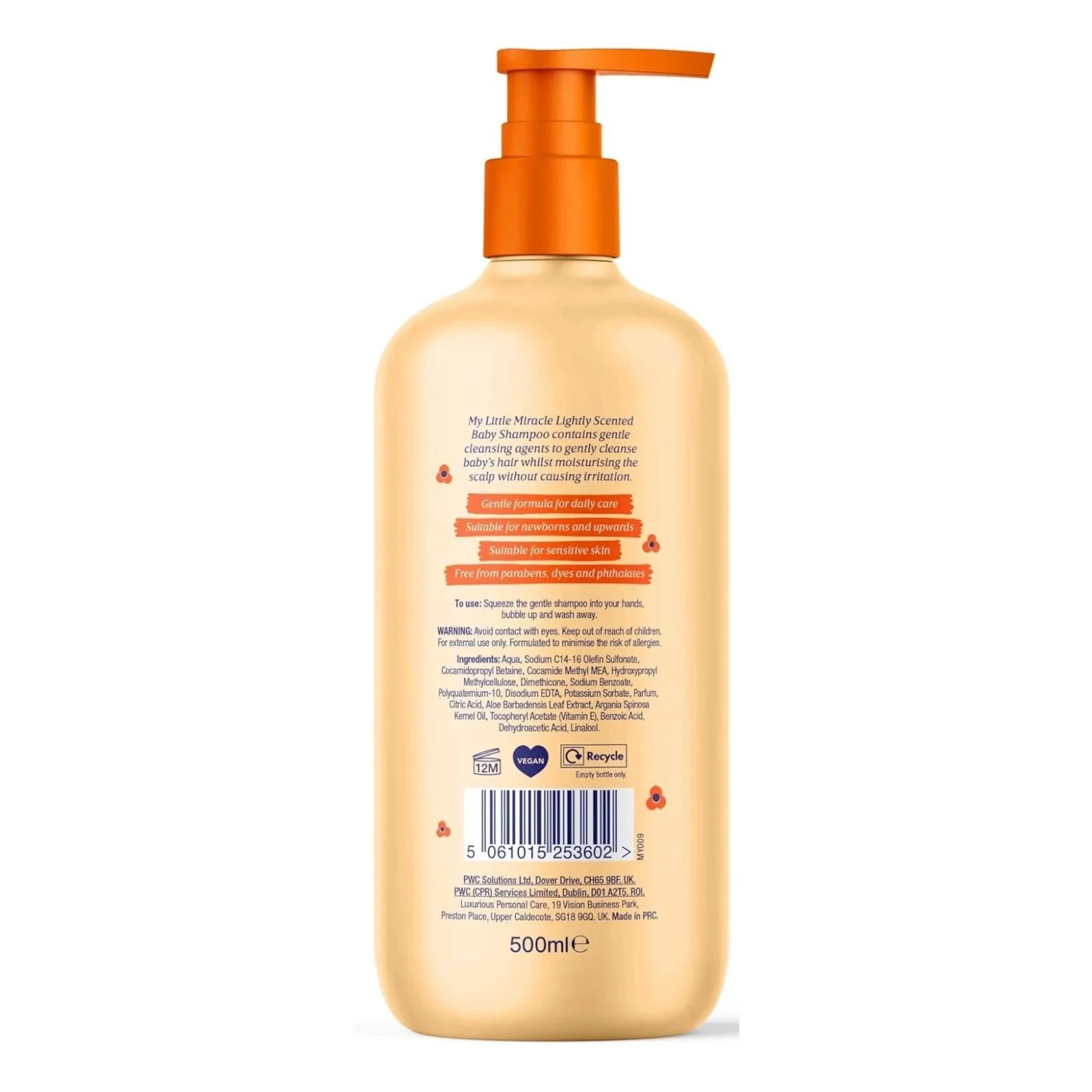 My Little Miracle Baby Shampoo 500ml - Image 2