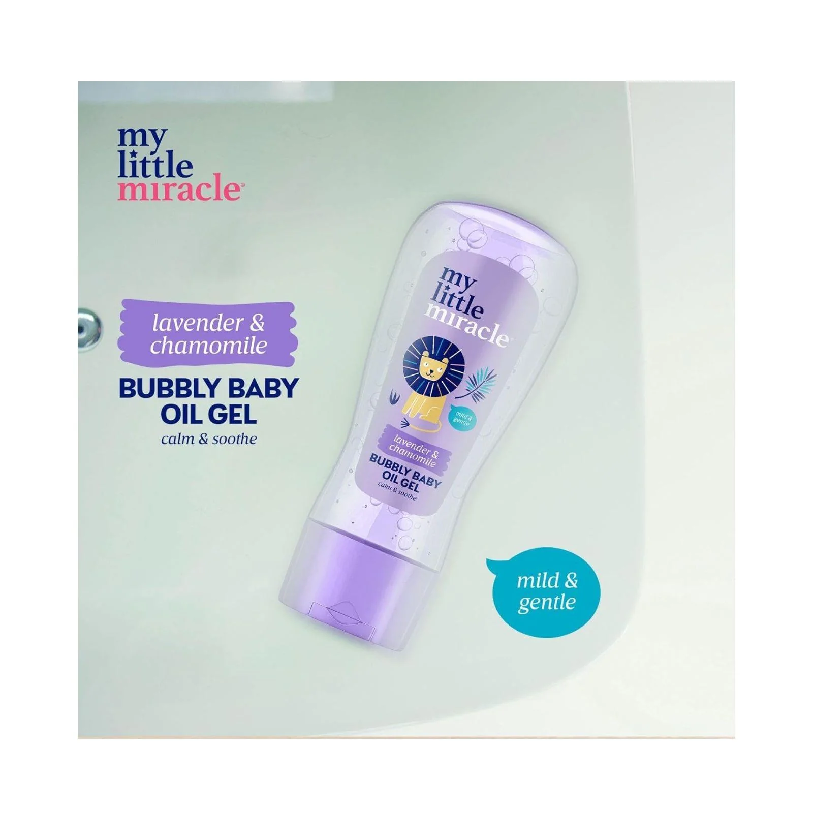My Little Miracle Bubbly Baby Oil Gel Lavender & Chamomile 200ml - Image 3