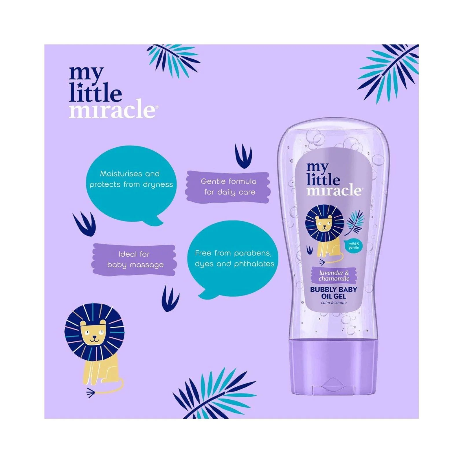 My Little Miracle Bubbly Baby Oil Gel Lavender & Chamomile 200ml - Image 4