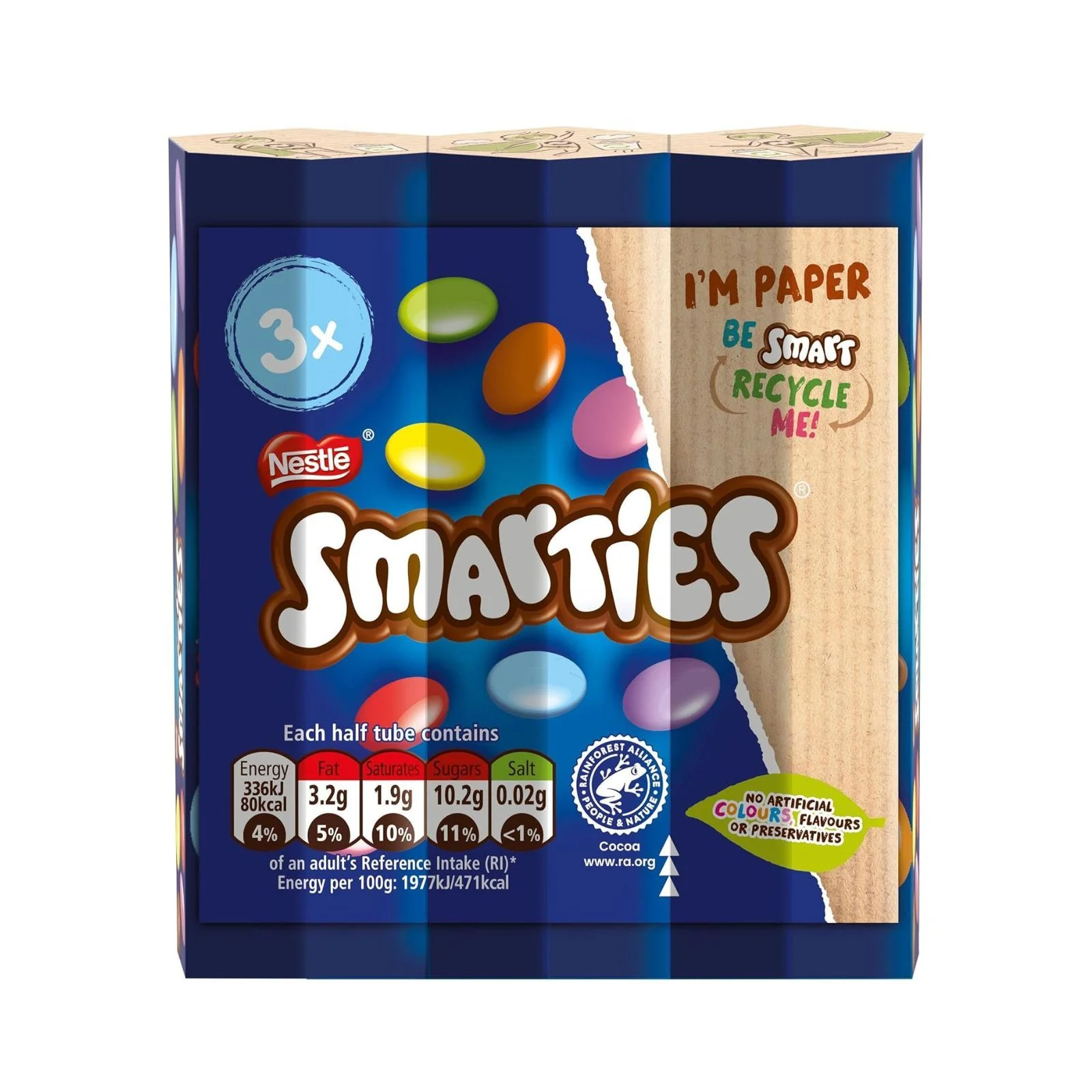 Nestle Smarties 3 Pack 3x34g