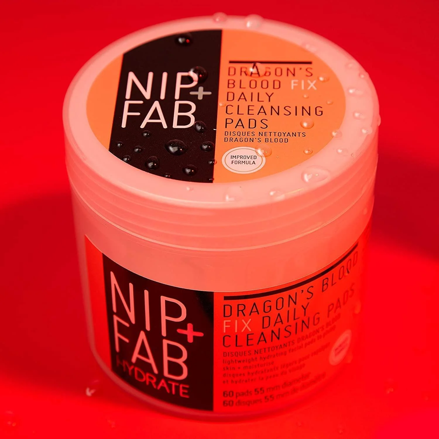 Nip+Fab Dragon's Blood Fix Cleansing Pads - 60 Pads - Image 2