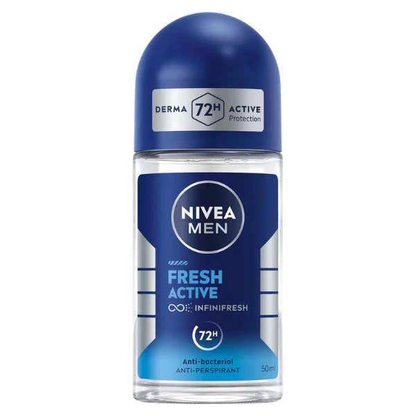 Nivea Men Fresh Active Antiperspirant Roll-on for Men 50ml