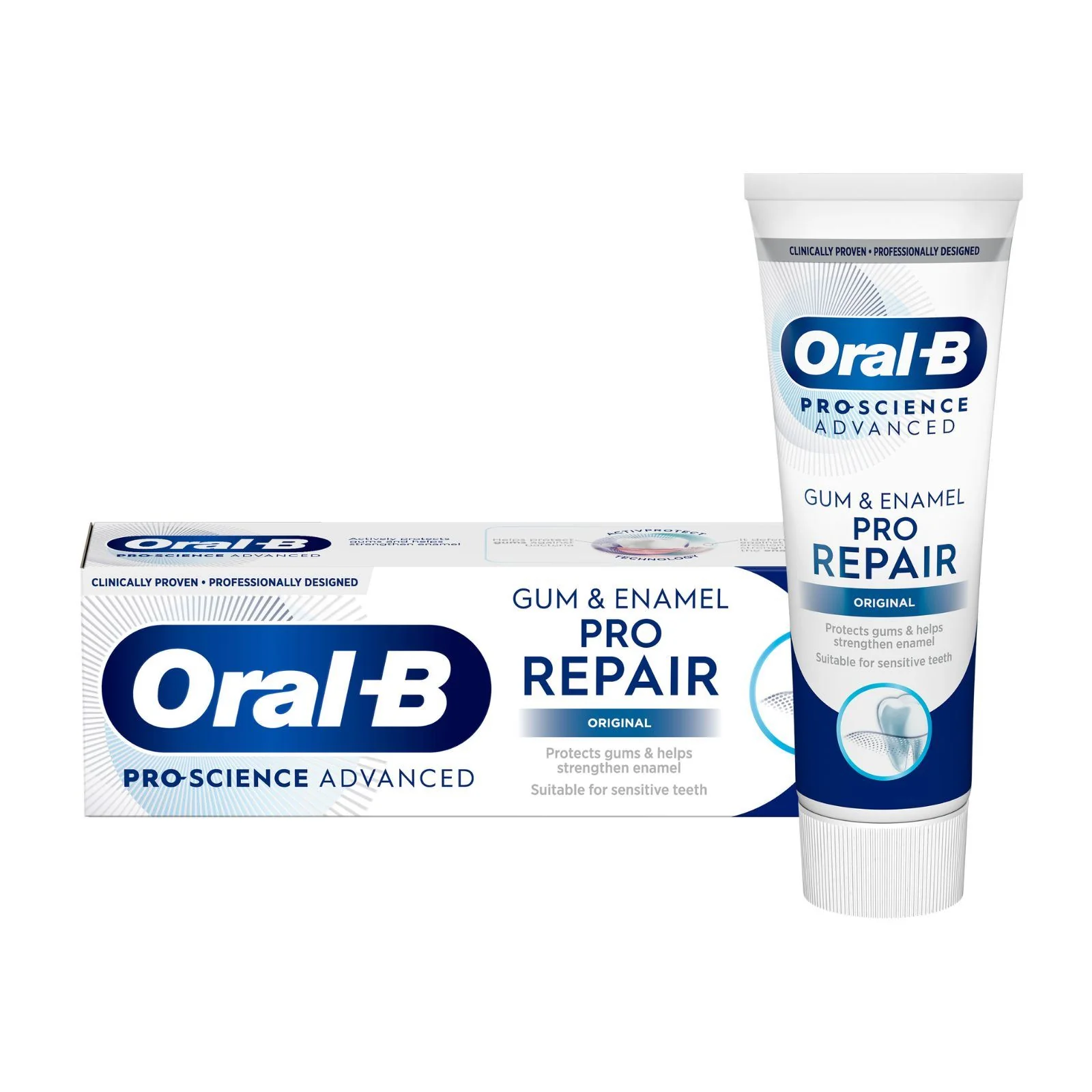 Oral-B Pro-Science Gum & Enamel Pro-Repair Fresh White Toothpaste, 75 ml