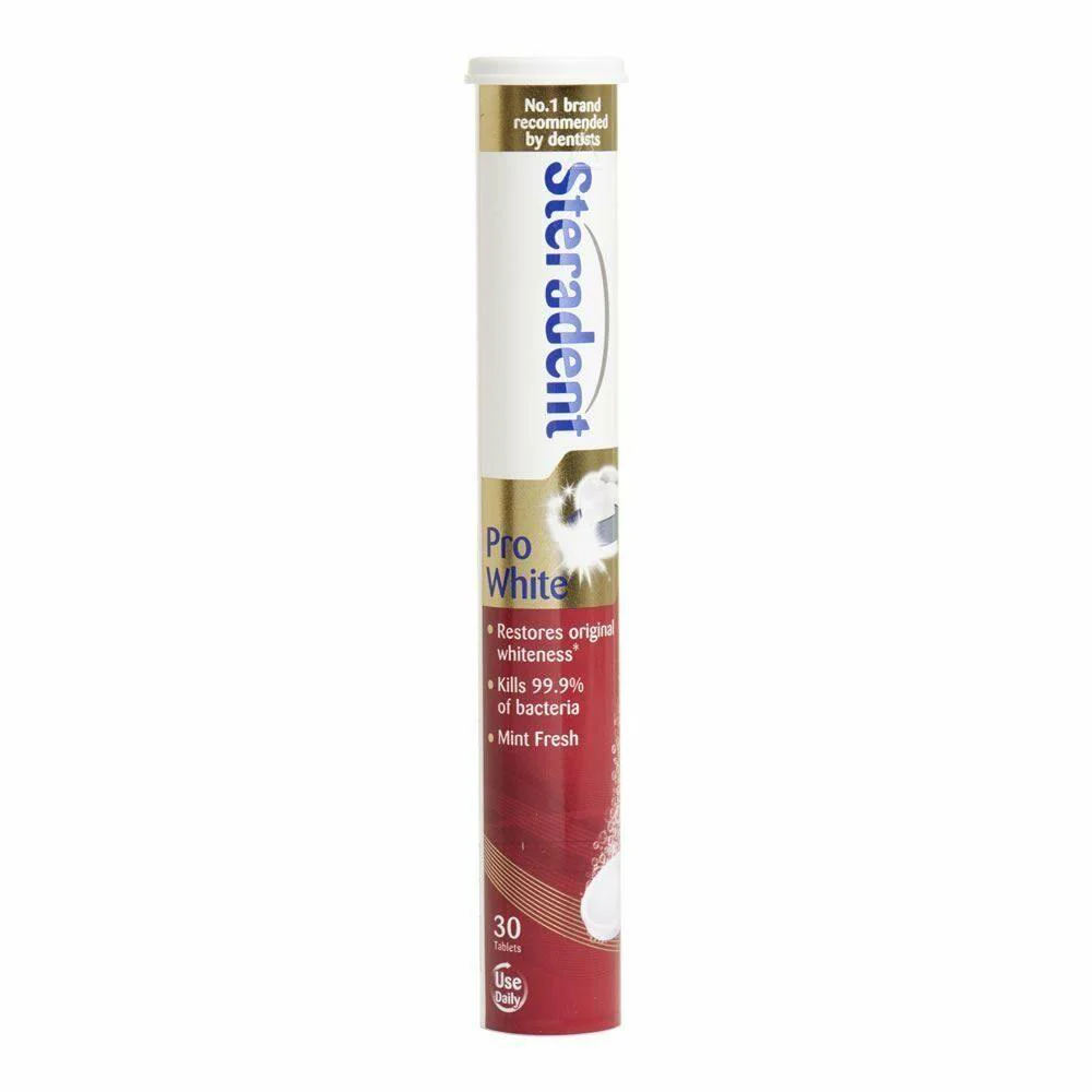 Steradent Pro White Tabs 30'S