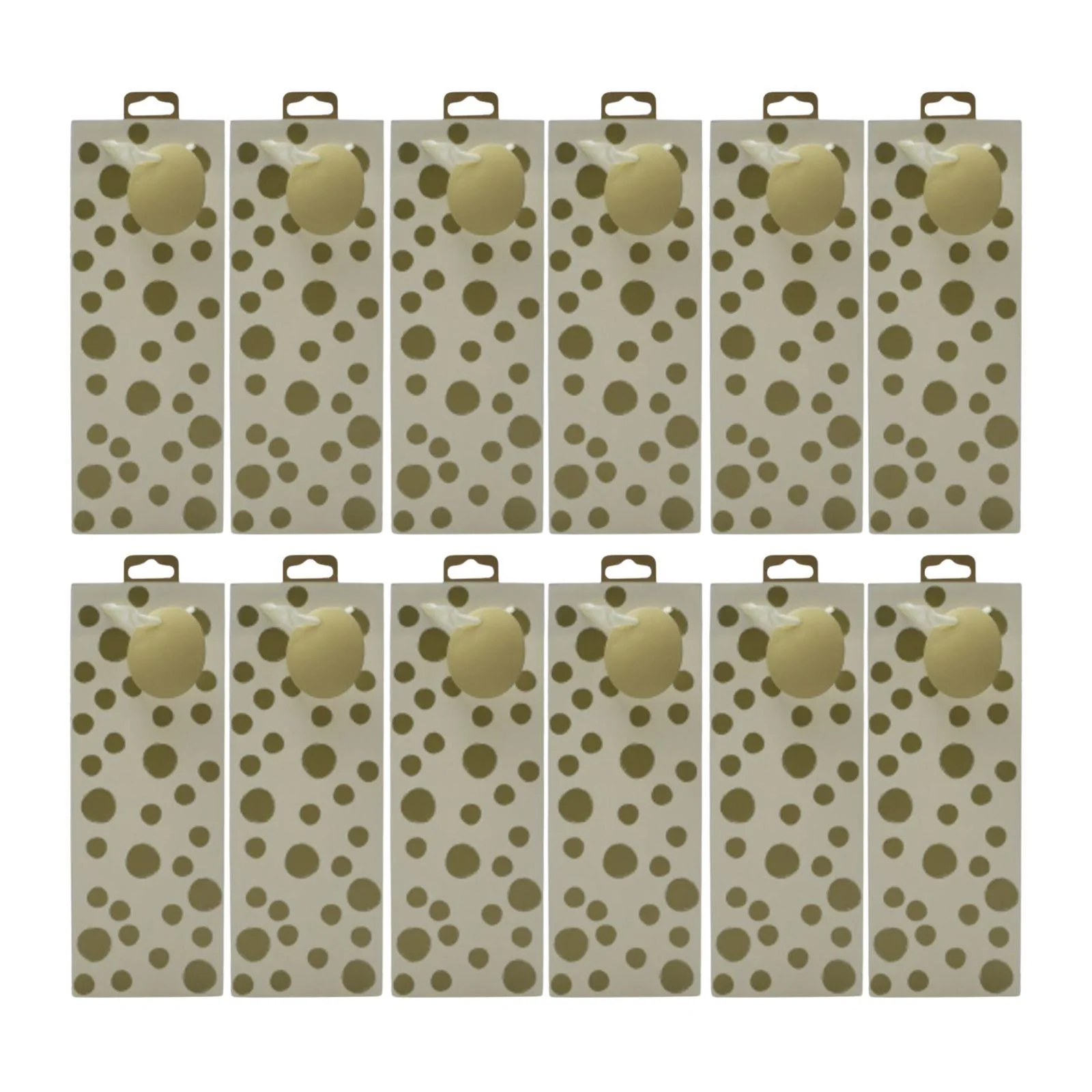 Tesco Gift Bag Bottle Gold Spots (Box of 12) - Image 2