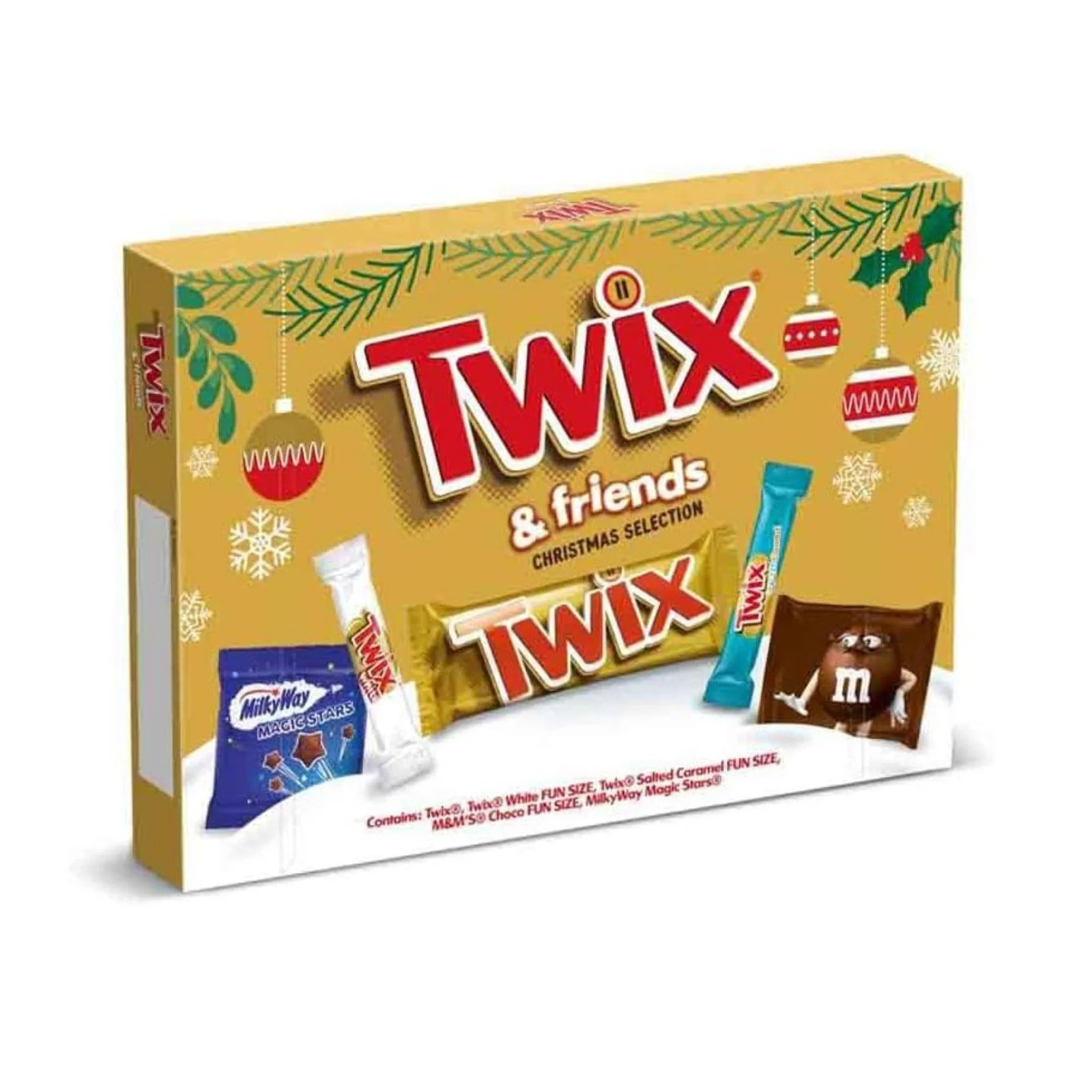 Twix & Friends Medium Christmas Selection Box 140g (Box of 9) - Image 5